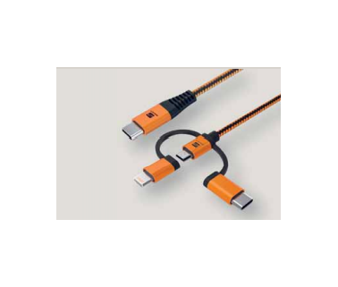Kabel USB typu C 3w1